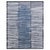 Modern Geometric Art Deco Wool & Silk Rug in Blue and Gray by Doris Leslie Blau For Sale