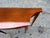 Vintage Hepplewhite Style Mahogany and Burked wood inlaid Console Table. It features with fluted legs, burledwood inlays...