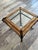 Jacques Adnet Jacques Adnet, Hermès Style Forged Iron & Wood Equestrian Buckle Side Table For Sale - Image 4 of 6