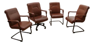 Office Set Portrona Frau from Poltrona Frau, Set of 4