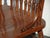 Set of Six Vintage Oak Pressback Dining Room Chairs ~ French Country 2of 2 For Sale - Image 11 of 12