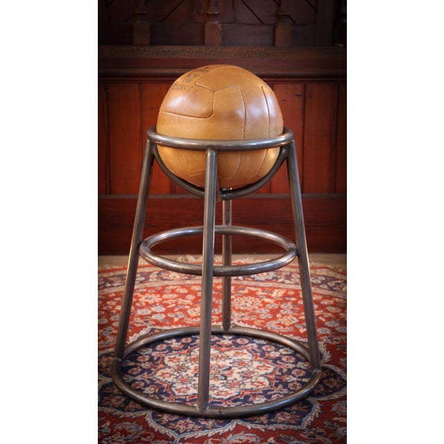 Early 21st Century Barball Stool in Leather by Timothy Oulton, 2010s For Sale - Image 5 of 18