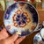 Blue Antique Gaudy Welsh Crescent Pinwheel Flow Blue Cups & Saucers, Set of 5, Circa 1840s For Sale - Image 8 of 12