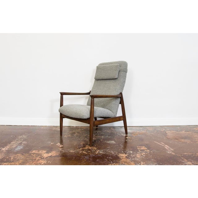 GFM-64 armchair, high-back version, designed by Edmund Homa, manufactured at the Gościcińska Furniture Factory, Poland in...