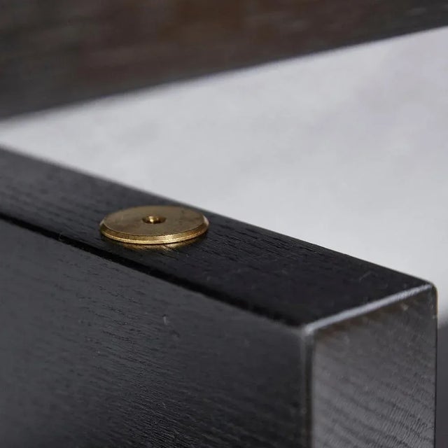 Wood Special Black Edition Wall-Mounted B17 Book Shelve by Pierre Chapo for Chapo Creation For Sale - Image 7 of 18