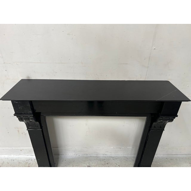 Napoleon III Fireplace with Black Marble Corbel, 1800s For Sale - Image 5 of 15
