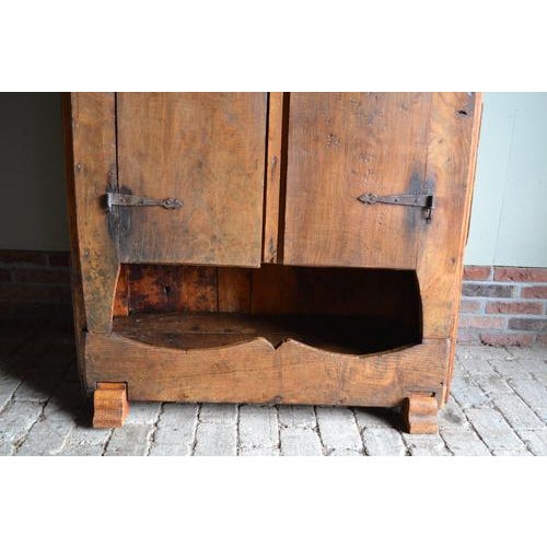 Antique Spanish Walnut Pantry Cupboard For Sale - Image 4 of 11