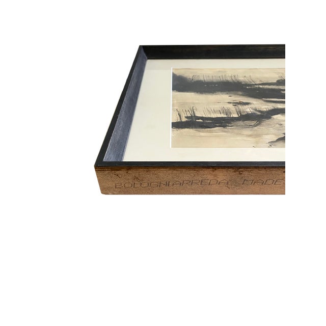 Abstract Vintage Abstract Watercolor Painting For Sale - Image 3 of 9