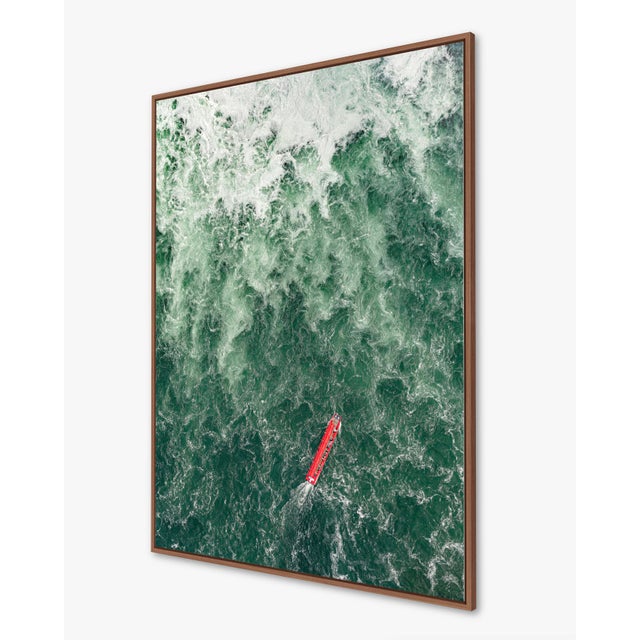 Contemporary "AV_Rhine_Falls_001" Contemporary Aerial View Limited Edition Photograph by Bernhard Lang For Sale - Image 3 of 5