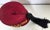 Late 20th Century Vintage Al Malaikah Masonic Shriner Burgundy Wool Fez Hat For Sale - Image 5 of 12