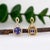 2020s 1.55ct Tanzanite Stud Earrings, Solid 14k Yellow Gold – Cushion 5mm For Sale - Image 5 of 6