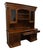 Wood High End Cherry Contemporary Traditional Style 80" Computer Desk / Credenza W. Storage Display Hutch For Sale - Image 7 of 12