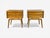 Edmund J Spence, Swedish Mid-Century Modern, Nightstands, Burled Maple, Bentwood, Sweden, 1960s A pair of Swedish modern...