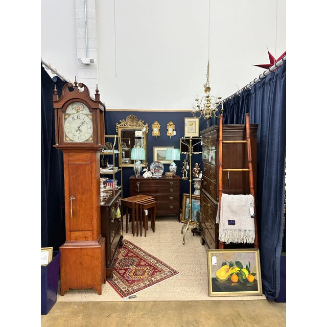 Wood Antique American Tall Case Clock, 30-Hour, C. 1815 For Sale - Image 7 of 7
