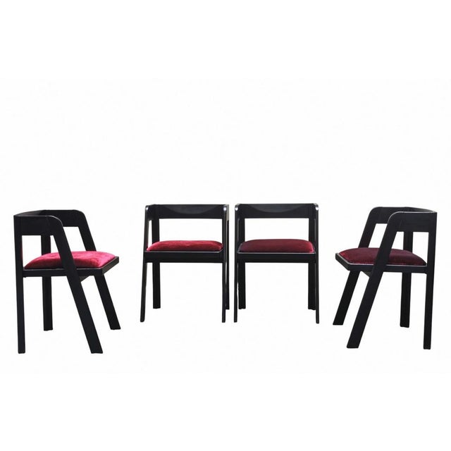 Programma C Chairs by Tito Agnoli for Citterio, Italy, 1970s, Set of 4 For Sale - Image 11 of 11
