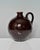 Brown Glazed Studio Ceramic Art Jug Vase by Siegfried Gramann for Töpferhof Römhild, Germany, 1950s For Sale - Image 8 of 8