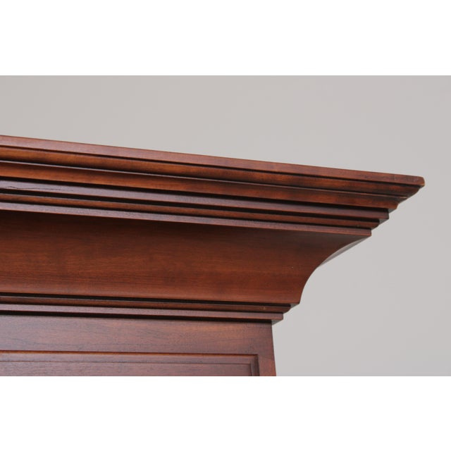 Brown Bench Made Cherry 8 Drawer Highboy For Sale - Image 8 of 15