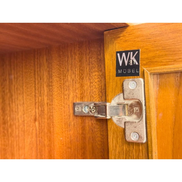 Brown Teak Bookcase from WK Möbel, 1960s For Sale - Image 8 of 18