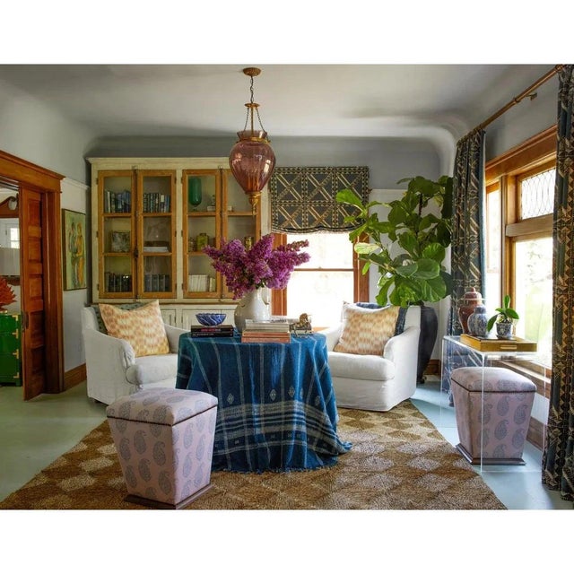 Tan Rush House for Chairish Original Seagrass Area Rug 10' x 14' For Sale - Image 8 of 9