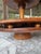 Wood Vintage Hand-Carved, Three-Tiered Monkey Pod Wood Lazy Susan Serving Tray For Sale - Image 7 of 7