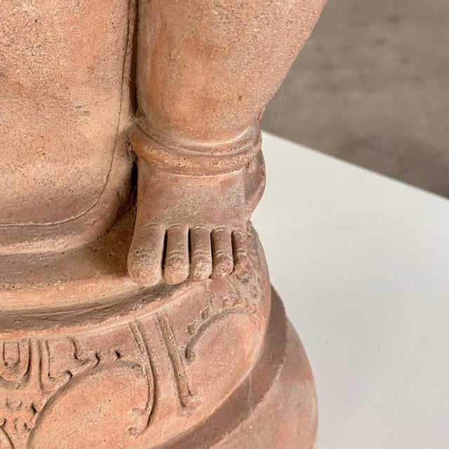 Antique Majapahit Terracotta Handmaiden Figure, 1500 For Sale - Image 14 of 18