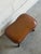 Mid 20th Century Vintage Scandinavian Mid Century Leather Footstool Ottoman For Sale - Image 5 of 8