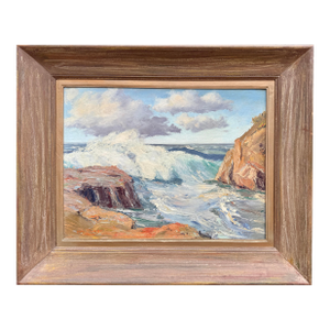 "California Rocky Coast After the Storm" by George John Flower