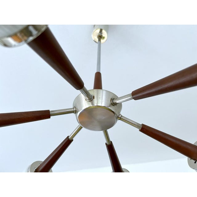 Large Vintage Sputnik Chandelier, 1960s For Sale - Image 15 of 18