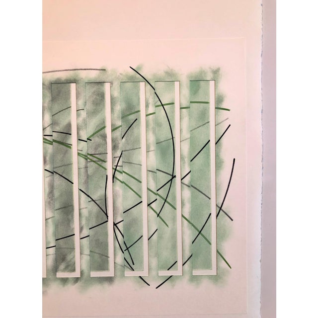 Henry Mandell, Mixed Media Collage, Graphite, Oil Painting Abstract Expressionist Henry Mandell, 1988 For Sale In Miami - Image 6 of 8