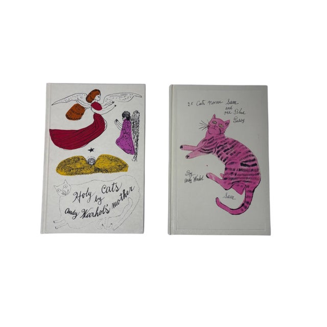 English Andy Warhol 25 Cats/Holy Cats Set- 2 Pieces For Sale - Image 3 of 6
