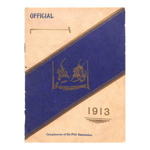 Meadow Brook International Polo Programme 1913