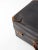 Vintage Black Leather Suitcase For Sale - Image 6 of 11