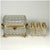 French Mid 19th Century Antique Baccarat French Cut Crystal Perfume Box, Casket For Sale - Image 3 of 12