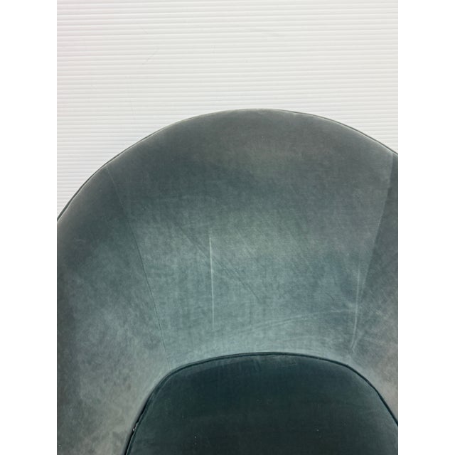 2010s Richard Mishaan for Bolier & Co. Velvet Club Chairs, Pair For Sale - Image 5 of 12