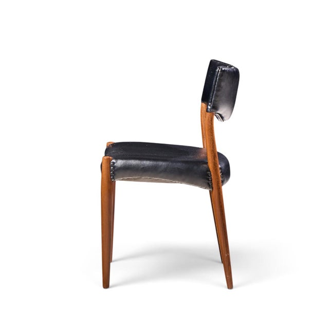 Ejner Larsen & Aksel Bender-Madsen for Willy Beck Mid Century Danish Teak Dining Chairs - Set of 6 For Sale - Image 9 of 17
