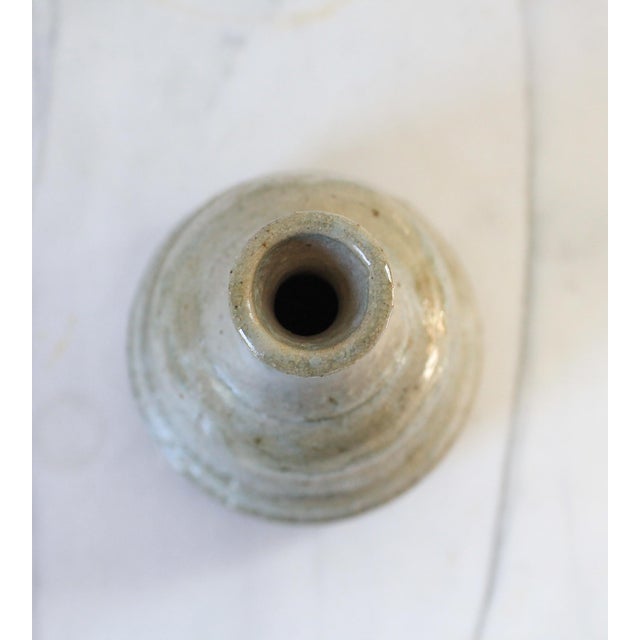 1970s Vintage 1970's Studio Art Pottery Vase For Sale - Image 5 of 6