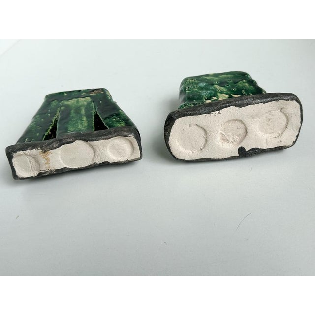 Studio Ceramic Bookends by Rudolf Mauke, Germany, 1960s, Set of 2 For Sale - Image 9 of 18