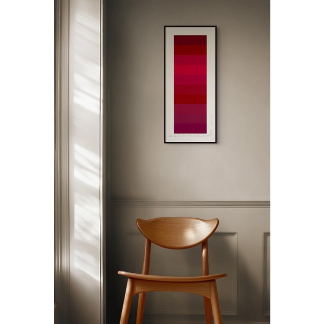 Abstract Contemporary Abstract Pencil and Acrylic on Fabriano-Pittura Paper "Emotional Color Chart 266" by Kyong Lee For Sale - Image 3 of 4