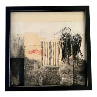 Antique Story, Collage, Graphite on Board For Sale