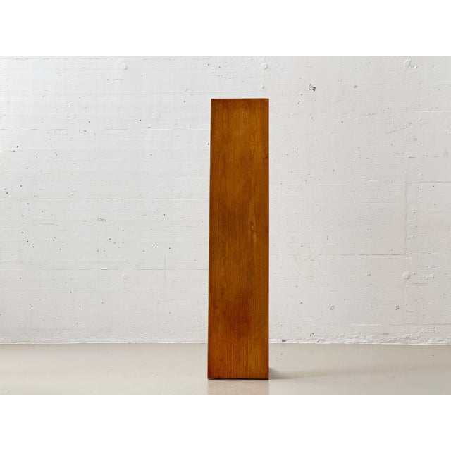 Vintage Wooden Bench with Seat in Beech, 1970s For Sale - Image 11 of 18