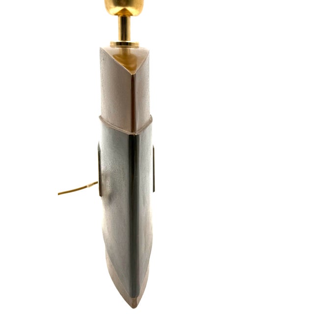 Hollywood Regency Table Lamp by Esa Fedrigolli, Italy 1970s For Sale - Image 14 of 17