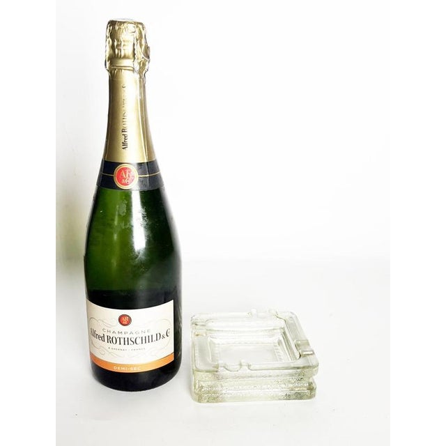 Glass Block Ashtray in the style of Le Corbusier, France, 1930s For Sale - Image 3 of 11