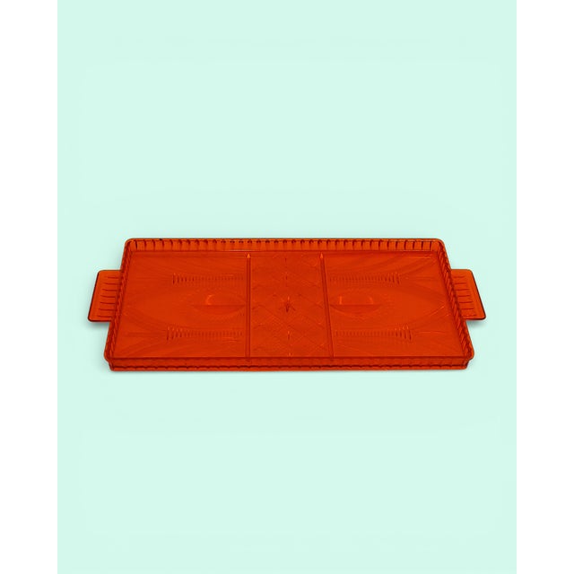 1970s Vintage Polish Space Age Dessert Trays, 1973, Set of 5 For Sale - Image 5 of 18