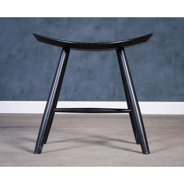 Wood J36 Stools by Ejvind A. Johansson for FDB Møbler, Denmark, 1960s, Set of 2 For Sale - Image 7 of 10