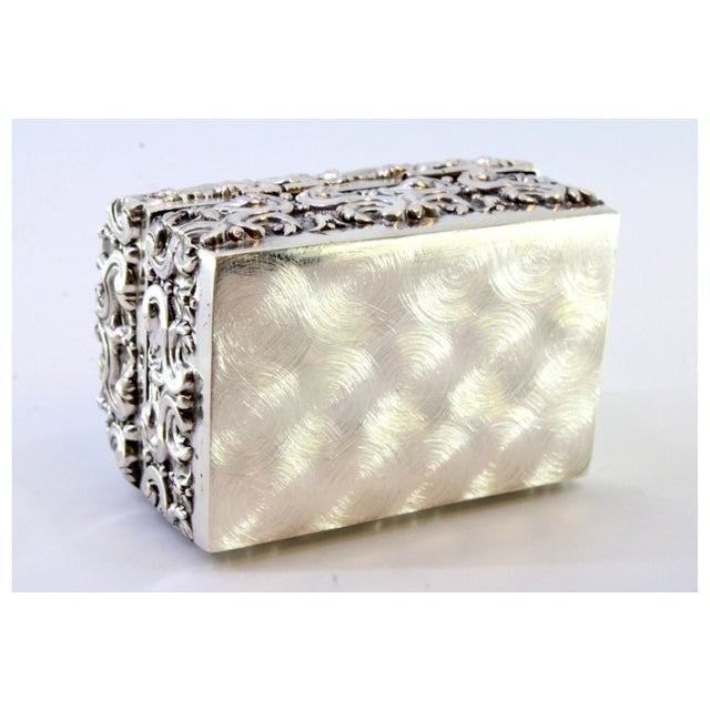 Chest Shaped Silver Box For Sale - Image 6 of 8