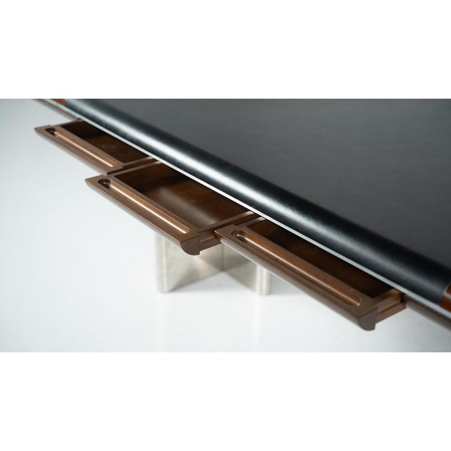 Mid-Century Modern Italian Desk attributed to Hans von Klier for Skipper, 1970s For Sale - Image 6 of 11