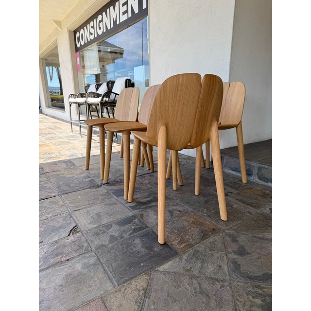 Bolia Alp Dining Table + Matiazzi Osso Dining Chairs, Set of Six For Sale - Image 9 of 12