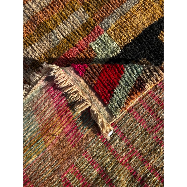 Beige Large Moroccan Berber Rug, 1990 For Sale - Image 8 of 12