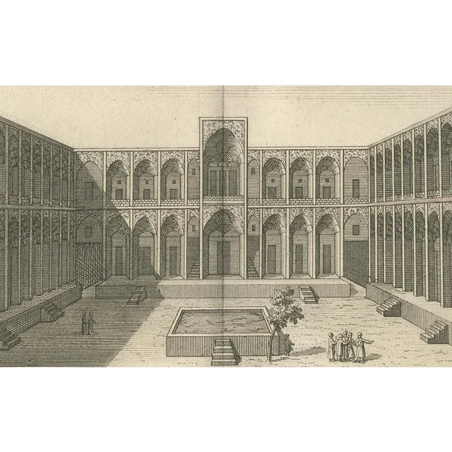 Caravanserai of Cachan, 1700s, Paper For Sale - Image 6 of 10