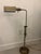 Mid-Century Modern Vintage Adjustable Brass Pharmacy Floor Lamp With Patinated Finish For Sale - Image 3 of 12